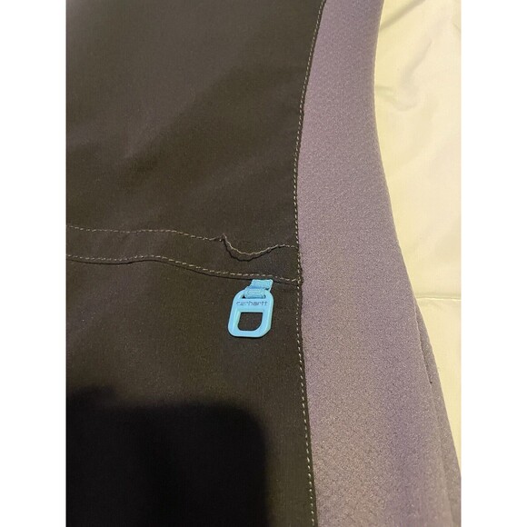 Carhartt Force Scrub top Lot of 2 XS Stretch Navy Black Unicorns V Neck C12114 - Picture 2 of 4